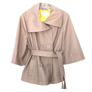 Camel double breasted jacket